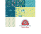 🌙 Farmhouse Curated Petite Fat Quarter Bundle – Forever Neverland (Night Colorway)
