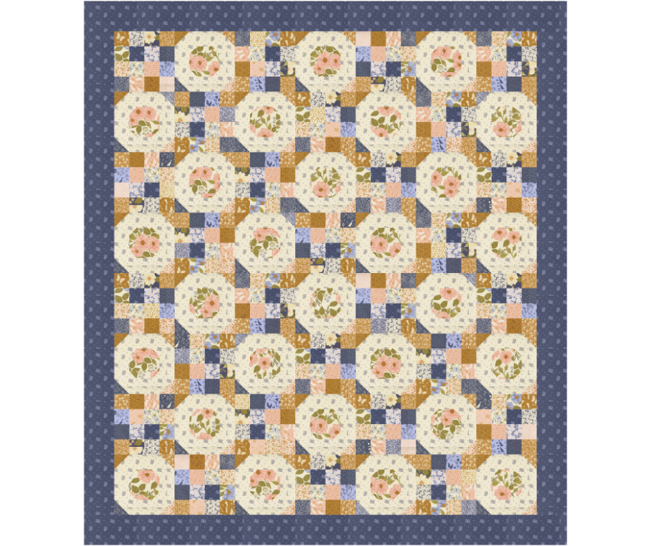 Aurelia Rose Quilt Kit – 50% Deposit Preorder – October 2026 – Wildbriar by Sweetfire Road for Moda