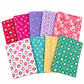 Chasing Rainbows – 9-Piece Curated Fat Quarter Bundle – Pink & Purple #6