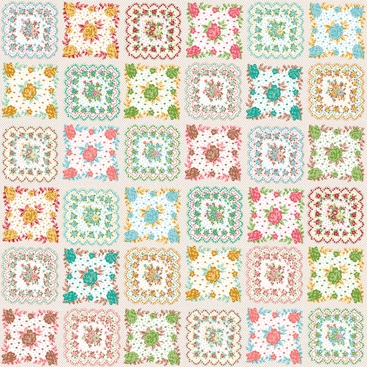 Granny Chic Wide Back – Multi | 107”/108” Quilt Back by Lori Holt for Riley Blake Designs