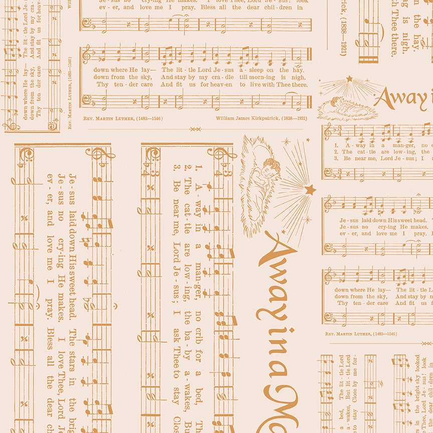 Home Town Holiday 108" Wide Back Cider Sheet Music – Lori Holt