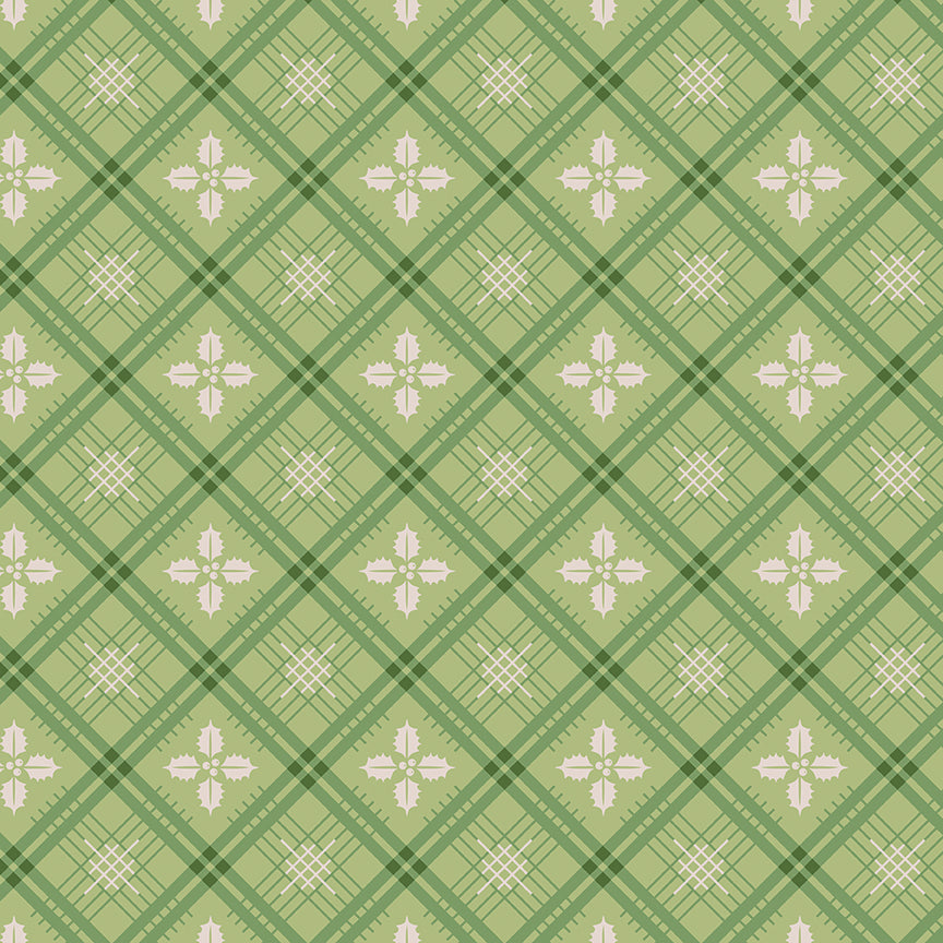 Home Town Holiday 108" Wide Back Lettuce Plaid – Lori Holt