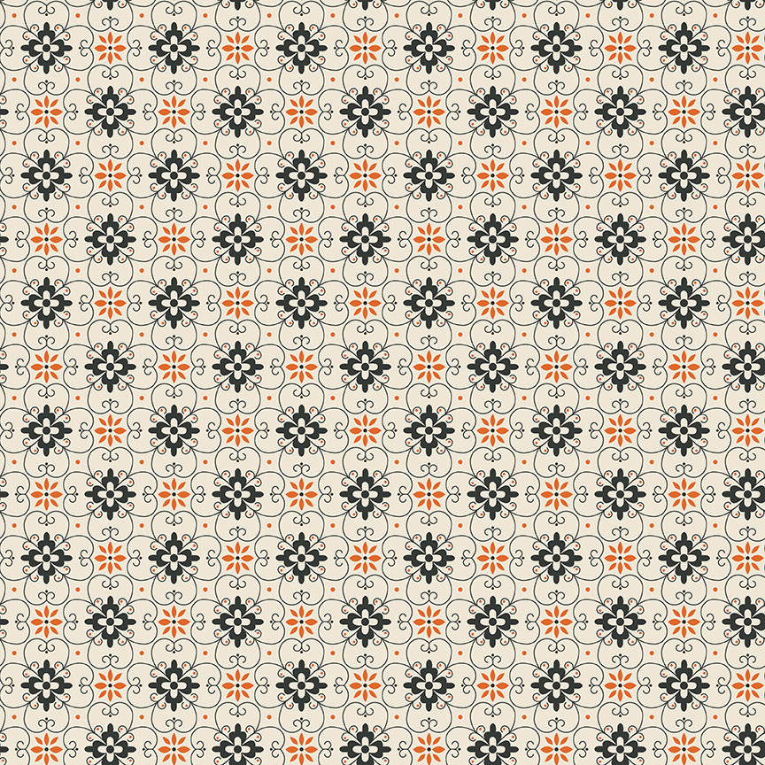 Pumpkin Shine Quilt Backing Set – Pumpkin & Licorice by Lori Holt | 2½ Yards 108" Wide Back | 50% Deposit Preorder | March 2027