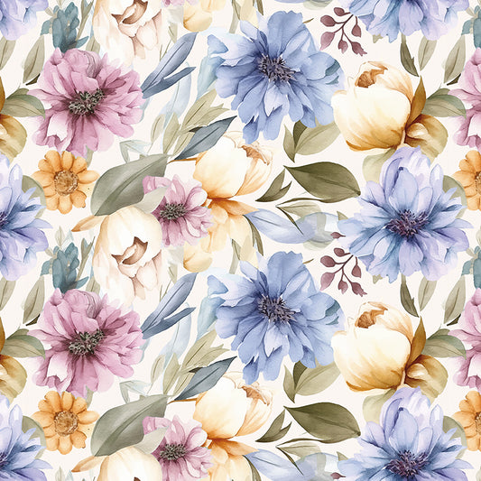 Twilight Tulips Wide Back Backing Set Reservation – 50% Deposit Preorder – February 2027 Arrival