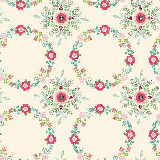 Melody Lane Quilt Coordinating Backing Set – Aviary Vintage White | 2½ Yards 108" Wide | 50% Deposit Preorder | May 2027