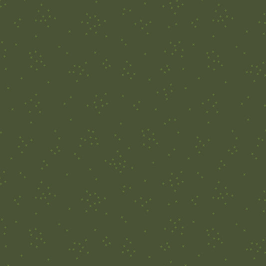 Keep It Green Patchwork Panel Quilt Backing Set – Scattered-A-Cross Chive 108" Wide Back | 2¼ Yards | 50% Deposit Preorder | May 2027