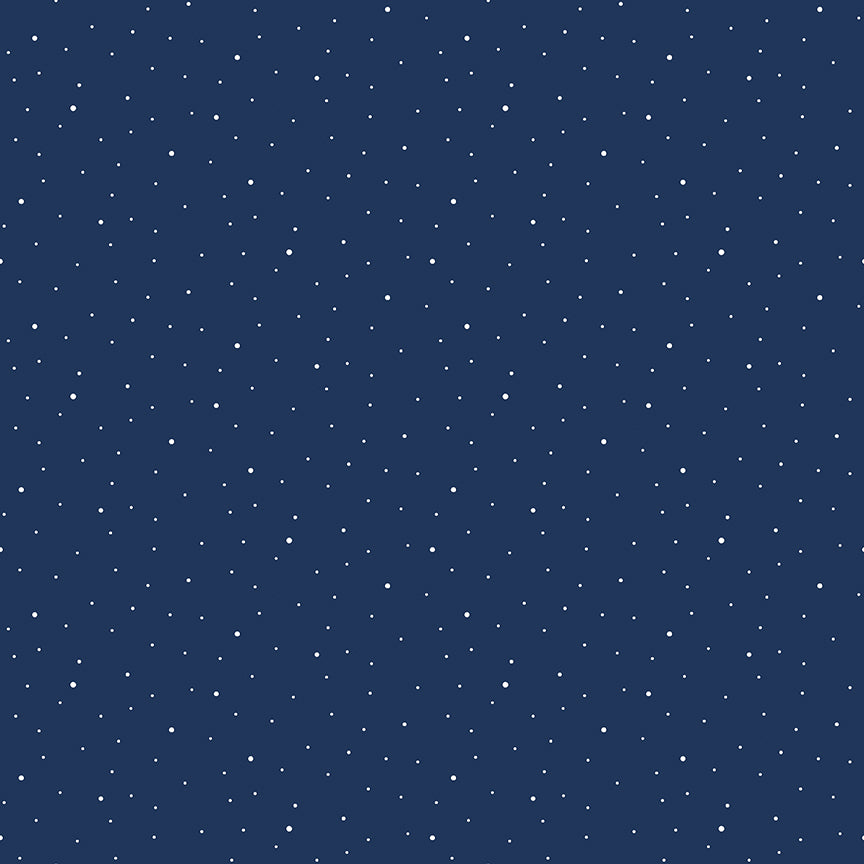 Smokey’s Campground Quilt Backing Set – Dapple Dot Navy 108" Wide Back | 2¼ Yards | 50% Deposit Preorder | May 2027