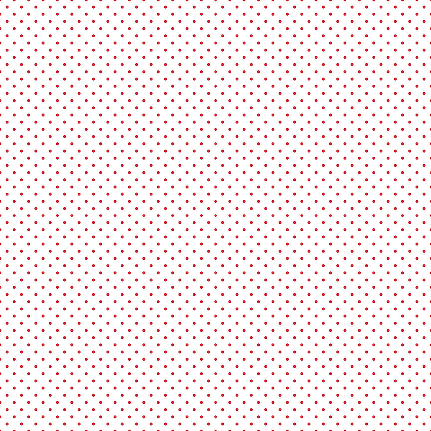 Mosaic Knots Quilt Backing Set – Swiss Dot Red | 2⅜ Yards 108" Wide | October 2026 Preorder