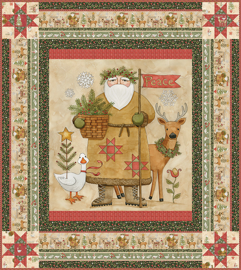 Waddle’s Christmas Panel Quilt Kit – Teresa Kogut | Riley Blake Designs Collector Box | 50% Deposit Preorder | May 2027