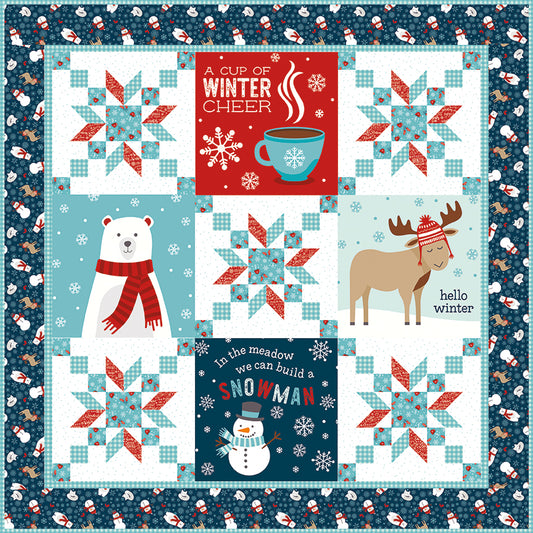 A Perfect Winter Panel Quilt Kit – 59" x 59" – Preorder