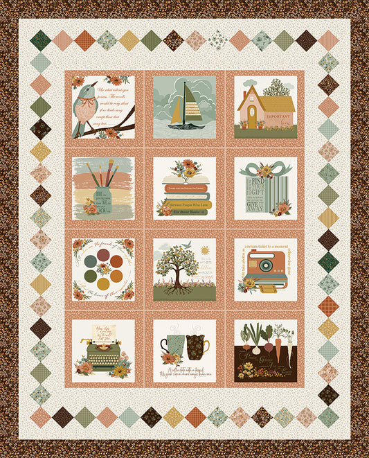 Worth Repeating Quilt Kit – Panel Quilt Kit | Farmhouse Fabric Shop September 2026 Preorder