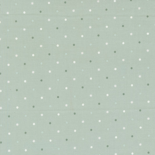 Lella Boutique Peppermint Cocoa Aqua Dot (Basic) – Moda 5230 64 (By the Yard)