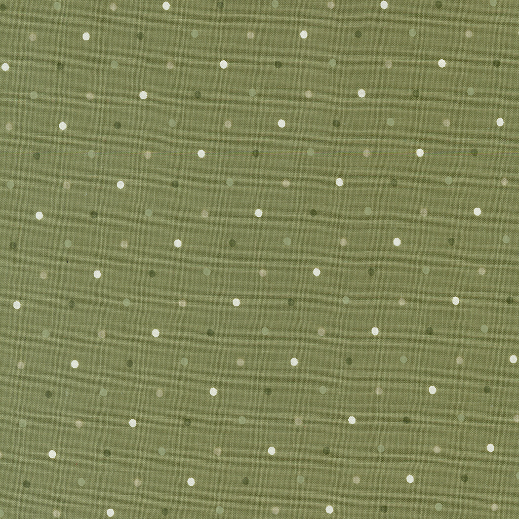 Lella Boutique Peppermint Cocoa Green Dot (Basic) – Moda 5230 19 (By the Yard)