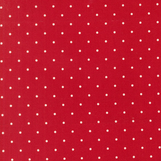 Lella Boutique Peppermint Cocoa Red Dot – Moda 5230 83 (By the Yard)