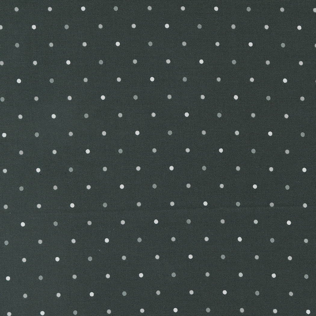 Lella Boutique Peppermint Cocoa Charcoal Dot (Basic) – Moda 5230 36 (By the Yard)